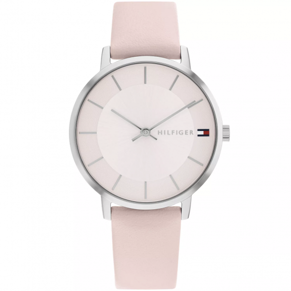Tommy Hilfiger Pippa rózsaszín bőrszíjas női óra 1782670
