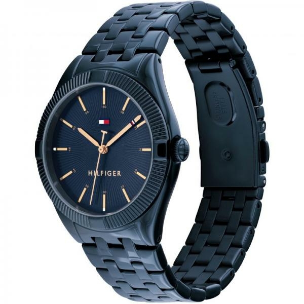 Tommy Hilfiger Rachel kék női óra rozé mutatókkal 1782552