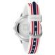 Tommy Hilfiger Samantha ezüst számlapos fehér szilikon szíjas női óra 1782498