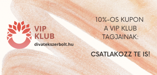 Új 10% kupon a VIP Klub tagjainak: csatlakozz te is!