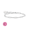 Thomas Sabo Charmista Coin hosszúkás szemű ezüst karkötő