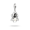 Thomas Sabo Wednesday fekete pók ezüst charm