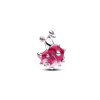 Pandora ékszer Rózsaszín csiga ezüst charm