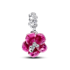 Pandora ékszer Hibiszkusz függő ezüst charm
