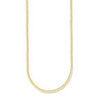 Thomas Sabo 18K arannyal bevont ezüst lánc  