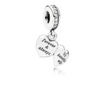 Pandora ékszer Gyönyörű feleségem függő ezüst charm cirkóniával 791524CZ