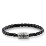 Thomas Sabo Bőr karkötő kereszttel 