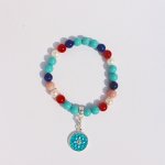 Thomas Sabo Türkiz virág karkötő szett TKM0022