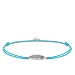 Thomas Sabo Textil karkötő ezüst tollal LS009-907-31-L20