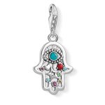 Thomas Sabo Fatima keze és Nazar szeme ezüst charm 1464-333-7