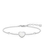 Thomas Sabo Szív ezüst karkötő gyöngyházzal A1765-030-14-L19v