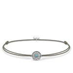 Thomas Sabo Textil bokalánc amulettel LSAK002-378-5-L27 Thomas Sabo Textil bokalánc amulettel LSAK002-378-5-L27