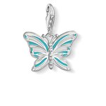 Thomas Sabo Türkiz pillangó charm 1515-041-17