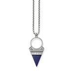 Thomas Sabo Ezüst lánc kék háromszög medállal KE1780-531-1-L55