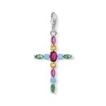 Thomas Sabo Színes köves kereszt ezüst charm Y0044-965-7