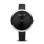 Bering Classic fekete női óra szatén szíjjal 12240-602