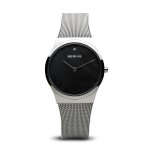 Bering Classic acél női óra szürke számlappal kristállyal 12130-002