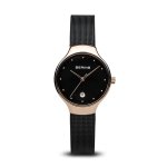 Bering Classic fekete rozé női óra dátumkijelzővel 13326-262
