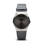 Bering Classic acél óra szürke szatén szíjjal 12130-609