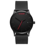 MVMT Classic black bőr férfi óra L213.5L.551