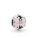 Pandora ékszer Rózsaszín pillangók ezüst charm 797855EN160