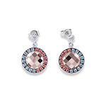 Coeur de Lion Swarovski kristályos függő fülbevaló 4954/21-2003