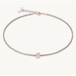 Coeur de Lion Rozé mesh nyaklánc swarovski medállal 0218/10-0225
