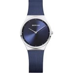 Bering Classic kék acél női óra kék számlappal 12131-307