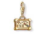 Thomas Sabo Arany bőrönd charm 1763-996-7