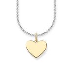 Thomas Sabo Ezüst nyaklánc arany szív medállal SCKE150270