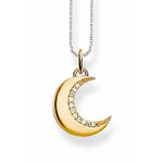 Thomas Sabo Ezsüt nyaklánc arany hold medállal SCKE150273