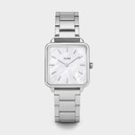Cluse La Tetragona ezüst óra CL60025S