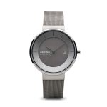 Bering Solar szürke férfi óra 14639-309