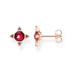 Thomas Sabo Bordó köves rozé fülbevaló H2077-540-10
