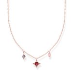 Thomas Sabo Szerencse szimbólumai rozé nyaklánc KE1898-321-7-L40