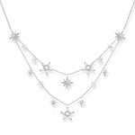 Thomas Sabo Ezüst nyaklánc szikrázó csillagokkal KE1901-051-14-L45v