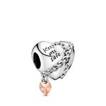 Pandora ékszer Láncolt szív ezüst charm 788344