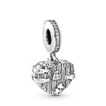 Pandora Otthon édes otthon függő ezüst charm 798284CZ