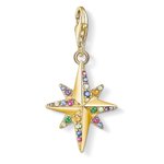Thomas Sabo Csillag arany charm színes kövekkel 1816-488-7