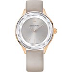Swarovski Octea Nova rozé szürke bőr szíjas óra 5295326