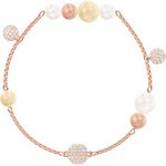Swarovski Remix rozé karkötő multikolor swarovski gyönggyel 