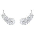 Swarovski Ezüst színű fülbevaló swarovski tollal 5482912
