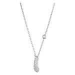 Swarovski Ezüst színű nyaklánc swarovski tollal 5512365