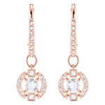 Swarovski Rozé függő fülbevaló mozgó swarovski kristállyal 5272367