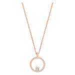 Swarovski Rozé nyaklánc swarovski kör medállal 5202446