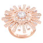 Swarovski Rozé gyűrű ragyogó swarovski napsugárral 