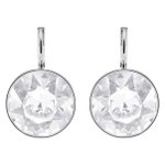 Swarovski Bella ezüst színű fülbevaló nagy swarovski kristállyal 883551