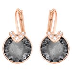 Swarovski Bella V rozé fülbevaló szürke swarovski kristállyal 5299317