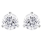 Swarovski Solitaire ezüst színű fülbevaló swarovski kristállyal 1800046