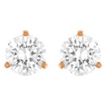 Swarovski Solitaire rozé fülbevaló swarovski kristállyal 5112156